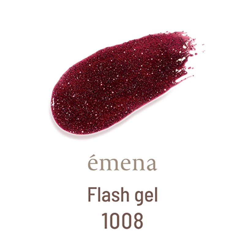 エメナ emena Flash gel 8g 5種からご選択 1007 1008 0012 0013 0014 フラッシュジェル レギュラーカラー リミテッドカラー グリッター 反射 新品 送料無料｜elelerueru｜04