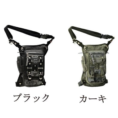 DEVICE デバイス Haze3 2way レッグポーチ DLH-40055 ブラック カーキ