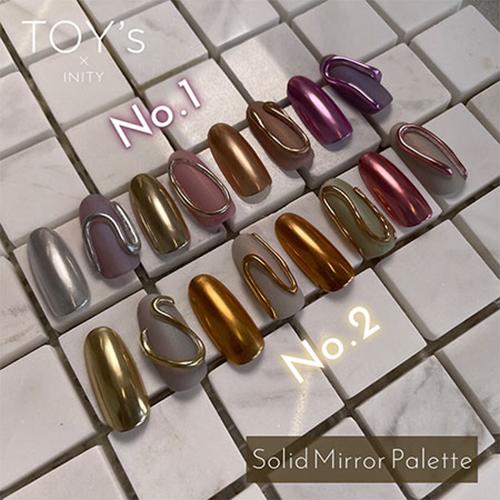 TOY's × INITY ソリッドミラーパレット no1 T-SMP1 ミラーパウダー 0.6