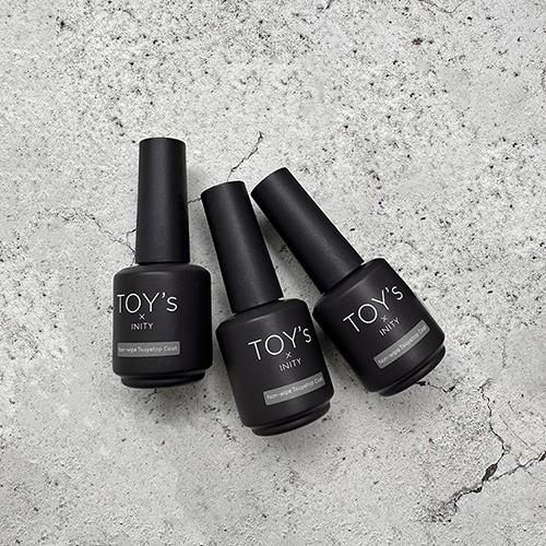 TOY's × INITY ノンワイプツヤトップコート 12ml 1本 ノンワイプ