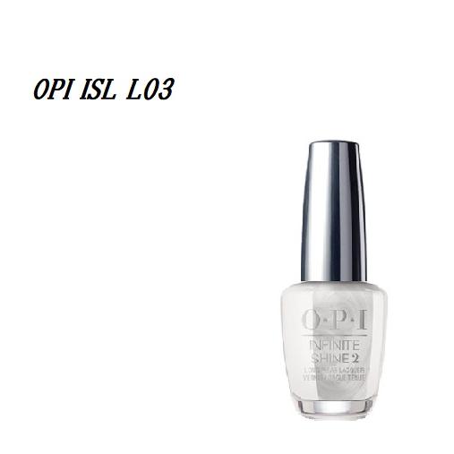 OPI 速乾 インフィニットシャイン ネイルカラー ISL L03 15ml マニキュア ネイルポリッシュ セルフネイル パール ホワイト 新品 送料無料