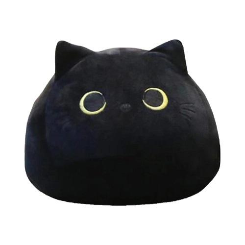 クロネコぬいぐるみ 動物 おもちゃ かわいい 黒猫 枕 新品 送料無料