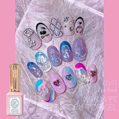 リリージェル Lily gel ノンワイプユニコーントップジェル 10g
