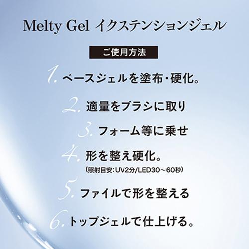メルティジェル MELTY GEL イクステンションジェル 14g クリアジェル