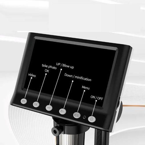 4.3インチ 液晶デジタル顕微鏡 1000x 1000倍 コイン顕微鏡 USB