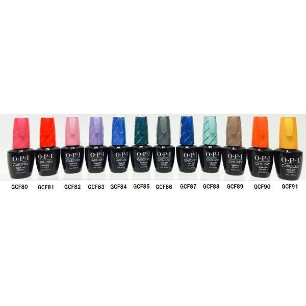 新品 送料無料 OPI gelcolor ジェルカラー GC F80 F81 F82 F83 F84 F85 F86(廃盤) F87 F88 F89 F90 F91 15ml ＯＰＩ　ネイルカラー｜elelerueru