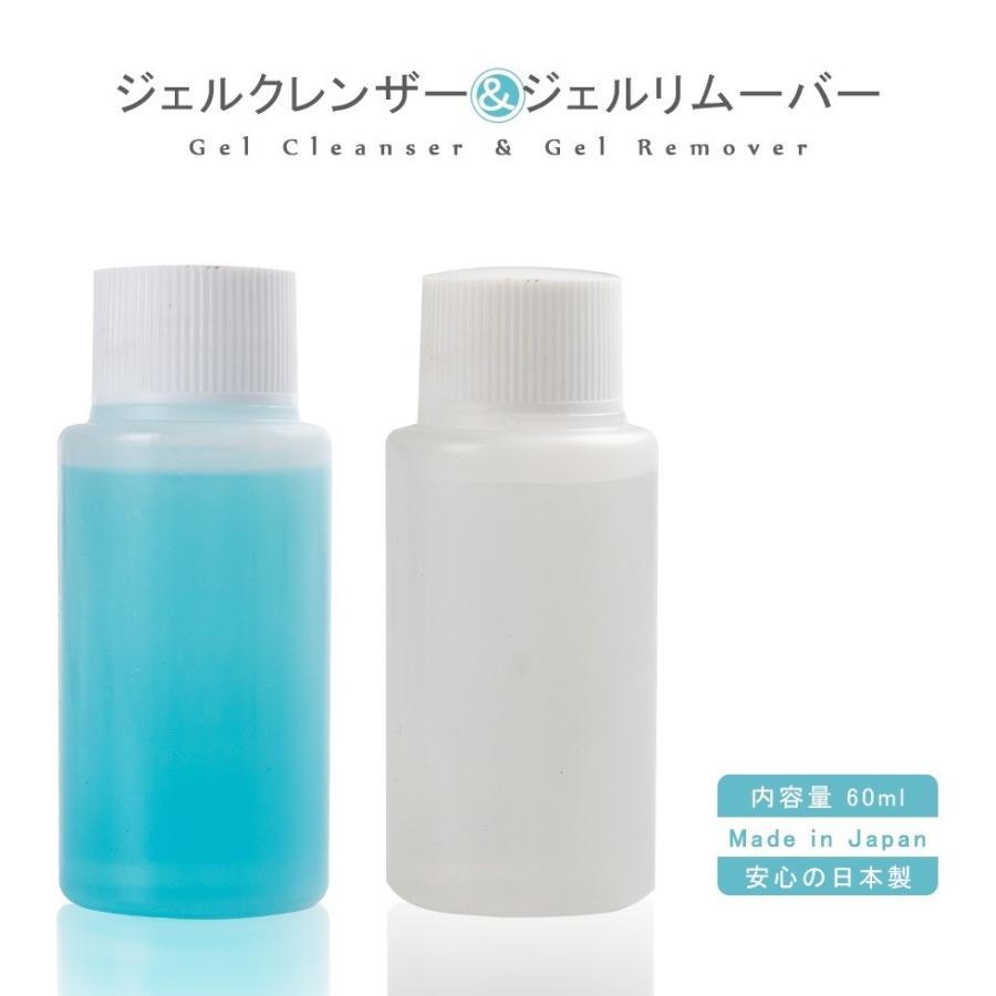 ジェルリムーバー ジェルクレンザー 2本セット(各1本) 各60ml