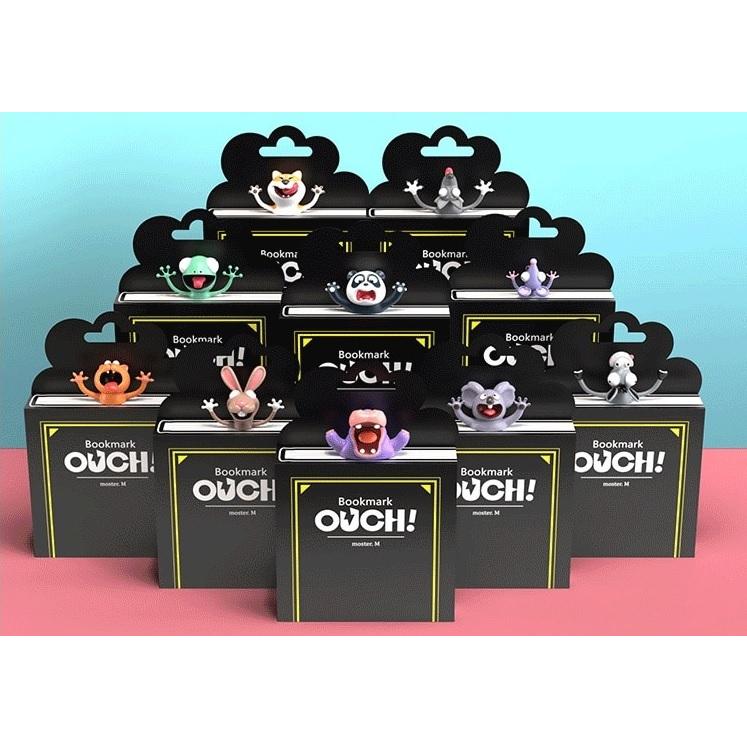 ふせん 動物付箋 アニマル ブックマーク OUCH メモ帳 オフィス用品 文房具 かわいい 付箋 しおり 栞 事務用品 ネコ イヌ コアラ ヤモリ オオカミ 新品 送料無料｜elelerueru｜04