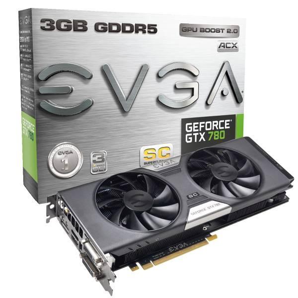 あす着対応 送料無料 新品 EVGA GeForce GTX 780 SC w/ ACX Cooler 03G-P4-2784-KR [PCIExp 3GB] ビデオカード