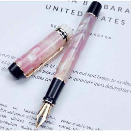 KAIGELU カイゲル 万年筆　ケース付き 万年筆 Kaigelu 316 大理石風デザイン ピンク ニブM FOUNTAIN PEN
