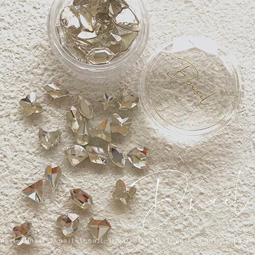 D.nail シースルーアイスストーン 50個入り ランダム 9色からご選択