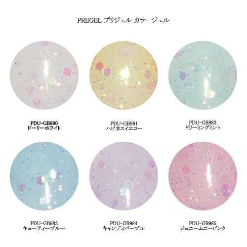 PREGEL プリジェル プリムドール ミューズ カラージェル 3g 6色からご