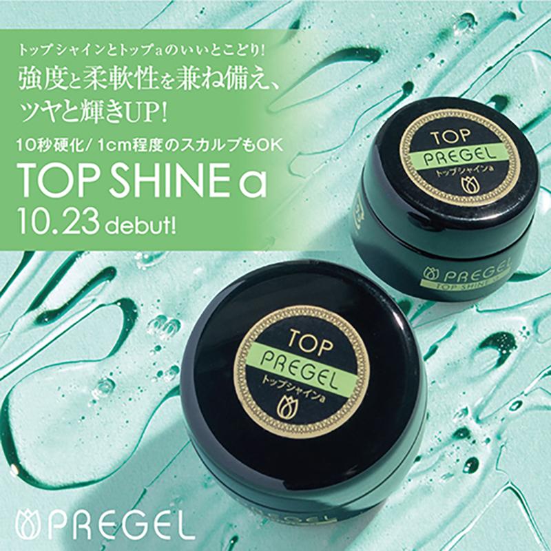 プリジェルエクセレントベース　スカルプトップ PREGEL エクセレントベースa グロッシートップ トップシャインa