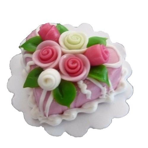 1 12 ミニチュア 3dリアル フェイクスイーツ バースデイ ハート型 ピンクホールケーキ プディング ホビー ドールハウス オーナメント 送料無料 新品 Taba0328 エルストア 通販 Yahoo ショッピング