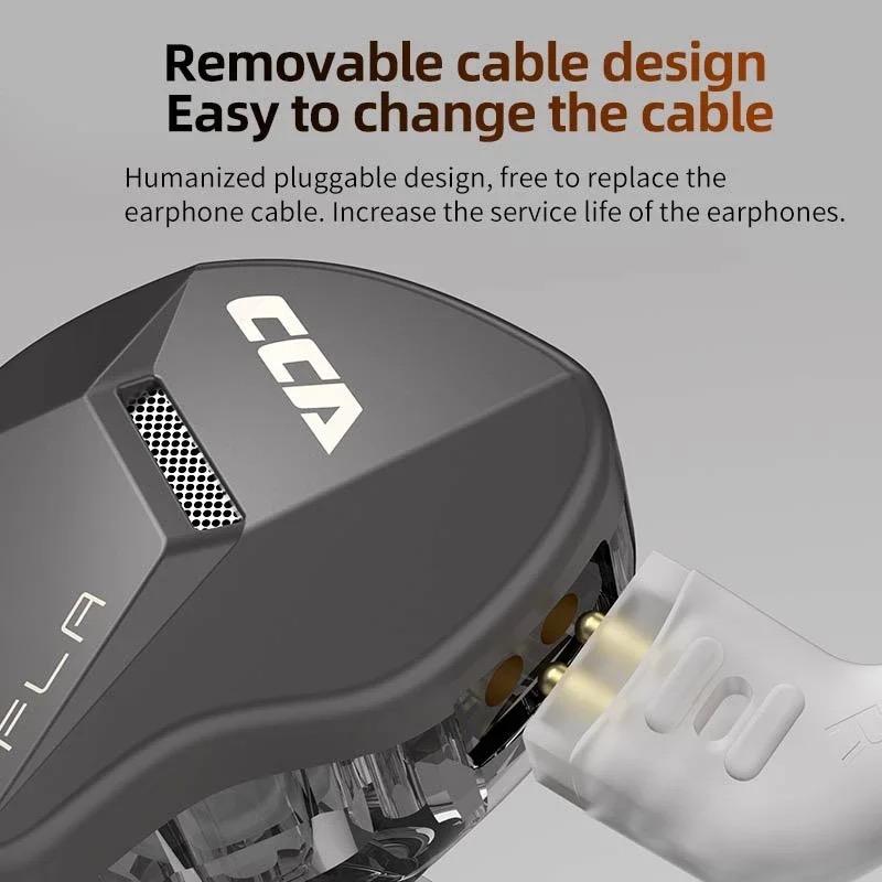 CCA FLA 有線イヤホン ノイズキャンセリング インイヤーイヤホン