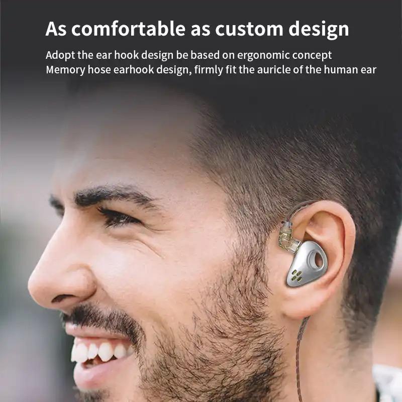 Cca cxs イヤホン メタル アルミニウム hifi ミュージック 有線 IEM 