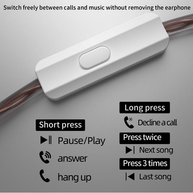 イヤホン kai Cca cxs イヤホン メタル アルミニウム hifi ミュージック 有線