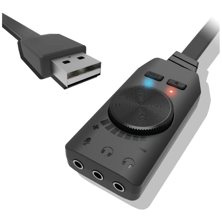 サウンドカード Plextone USB オーディオ 変換アダプター 新品 外付け｜elem20｜15