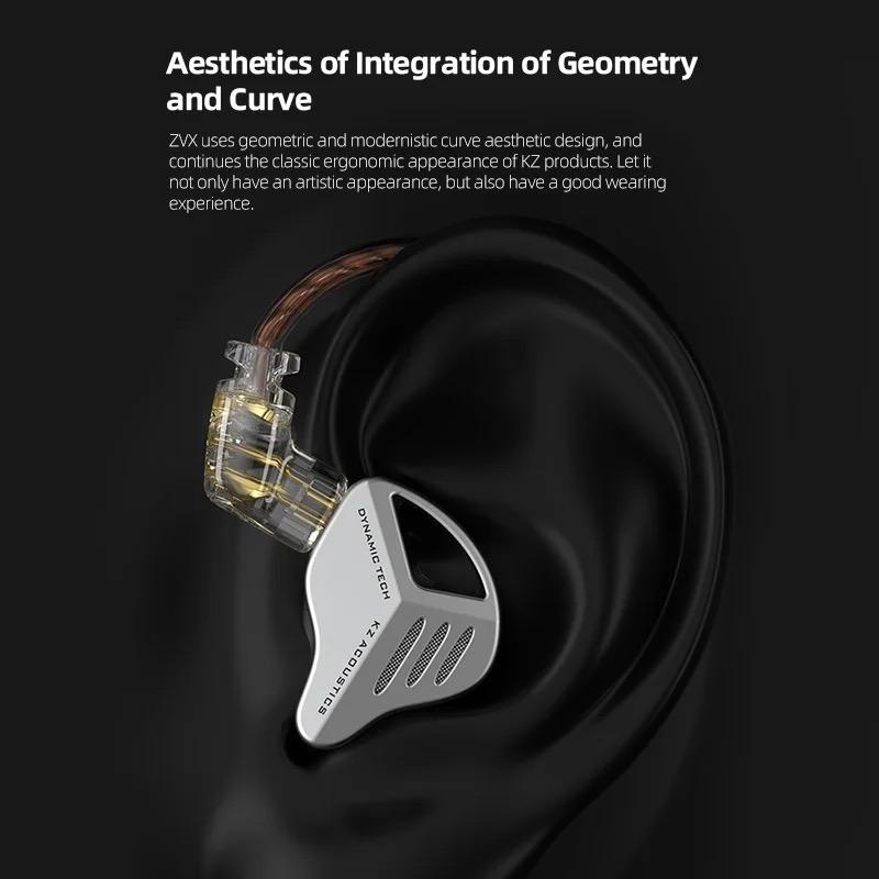 KZ イヤホン ZVX 有線イヤホン 1DDインナーイヤー 3.5mm hifi KZ イヤホン ZVX 有線イヤホン 1DDインナーイヤー 3.5mm hifi