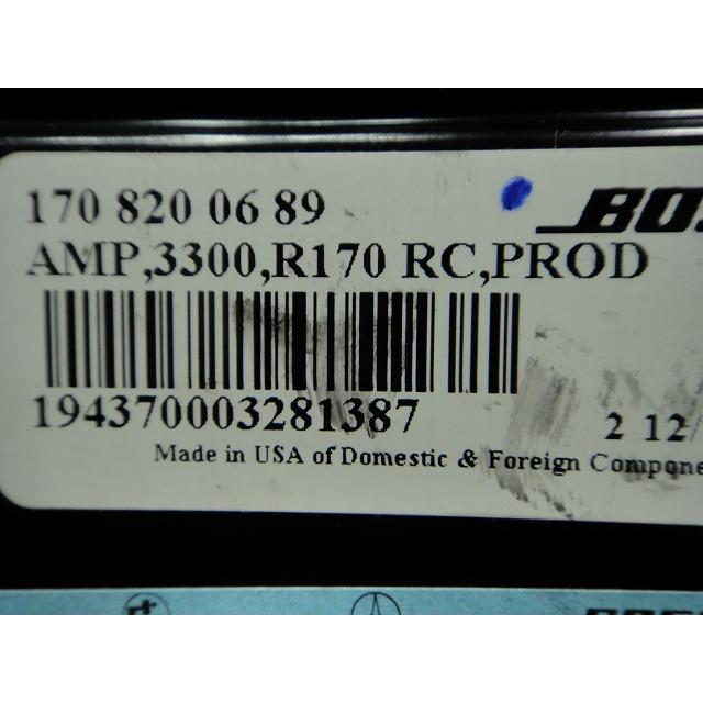 メルセデス ベンツ SLK R170 等  純正 アンプ BOSE  品番 1708200689  [0011] |  | 01