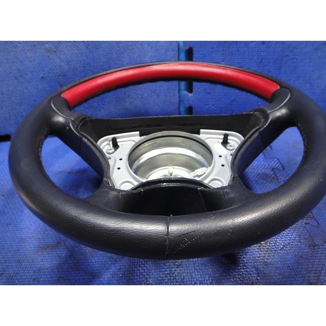 メルセデス ベンツ SLK R170 等 純正 ステアリング ハンドル 赤/黒