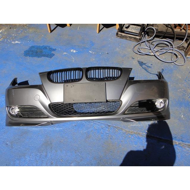 BMW 320i  E90 E91 等 後期 フロント バンパー 左右社外リップ付き   A52/スペース グレー 品番 702687  [0476] | 