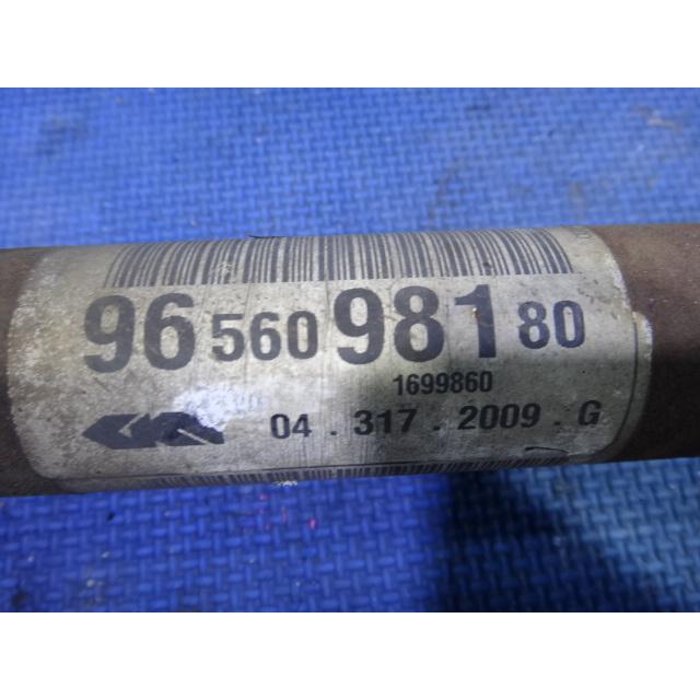 プジョー 207 CC A7C5F01 等 右 フロント ドライブシャフト 品番 9656098180   [0484] |  | 03