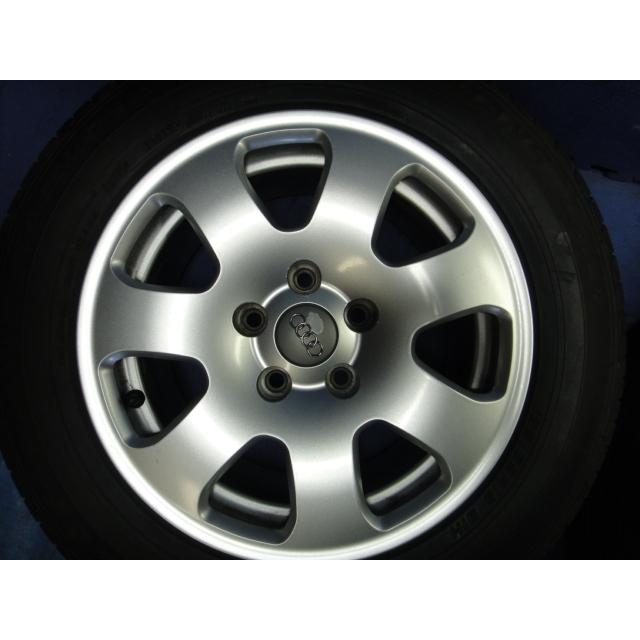 アウディ A4 8EALT 純正 アルミ ホイール　タイヤ 195/65/15　ダンロップ　ルマンLM704　9部山Ｘ4本　[0649] |  | 07