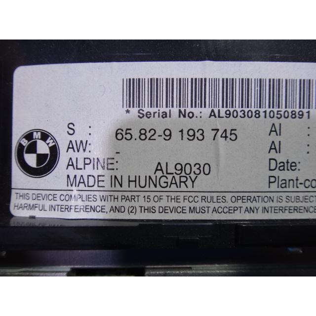 BMW E90 E91 320i 325i 等 ナビ TV オンボード モニター  品番 9193745 [0719] |  | 02