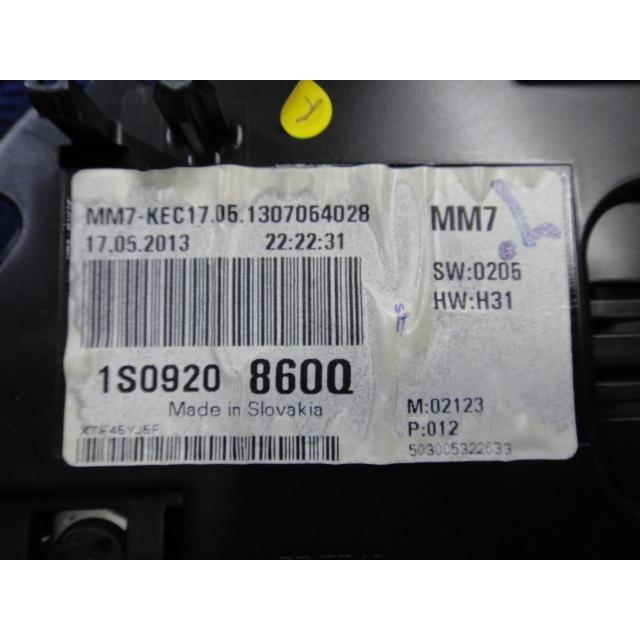 VW アップ !  AACHY  スピード メーター パネル　品番 1S0920860 Q    [1325] |  | 02