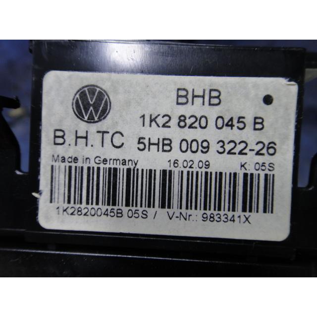 VW ゴルフ ヴァリアント 1K 系  エアコン スイッチ　品番 1K2820045B  [1339] |  | 02