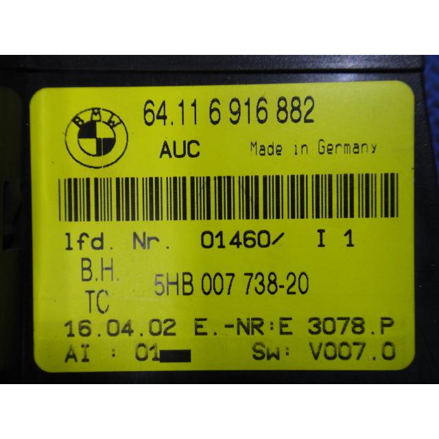 BMW 3シリーズ E46 AY20 AV25 320i 318i 等　エアコン スイッチ パネル 品番 6916882  [1486] |  | 01