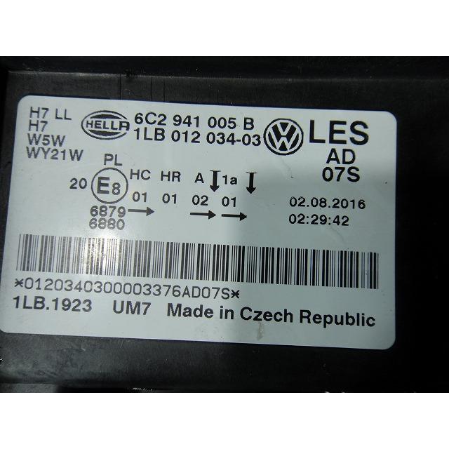 2017y VW ポロ  6R 系 等 後期  ヘッドライト 左右 ハロゲン 品番 6C2941005 6C2941006B   [2085] |  | 09