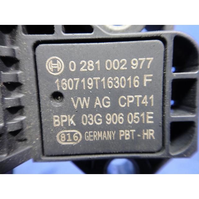 2017y VW ポロ  6R 系 等 インテーク ブースト プレッシャー センサー 品番 03G906051E  [2085] |  | 01
