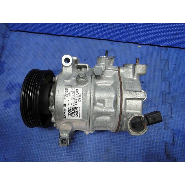 2017y VW ポロ  6R 系 等 純正 A/C エアコン コンプレッサー  走:37,100Km　品番 5Q0820803L   [2085] | 
