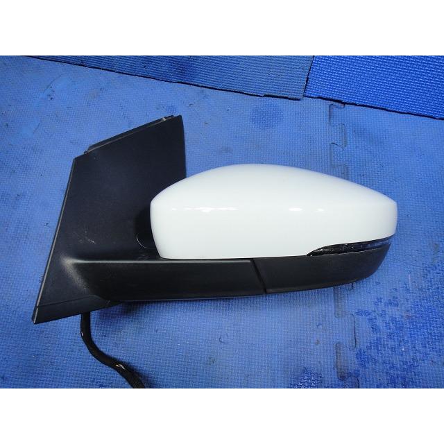 2017y VW ポロ  6R 系 等 左 ドアミラー LC9AL/白   [2085] | 