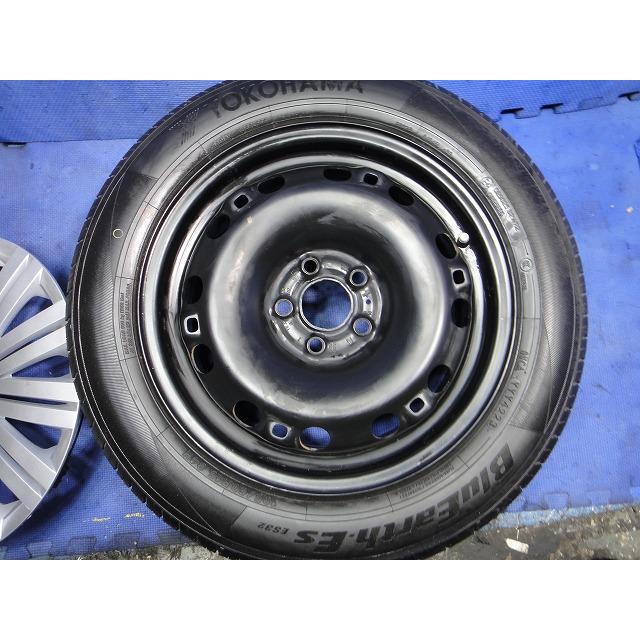 2017y VW ポロ  6R 系 等  純正 15インチ スチール ホイール キャップ付き タイヤ ホイル 185/60/15 9部山  [2085] |  | 01