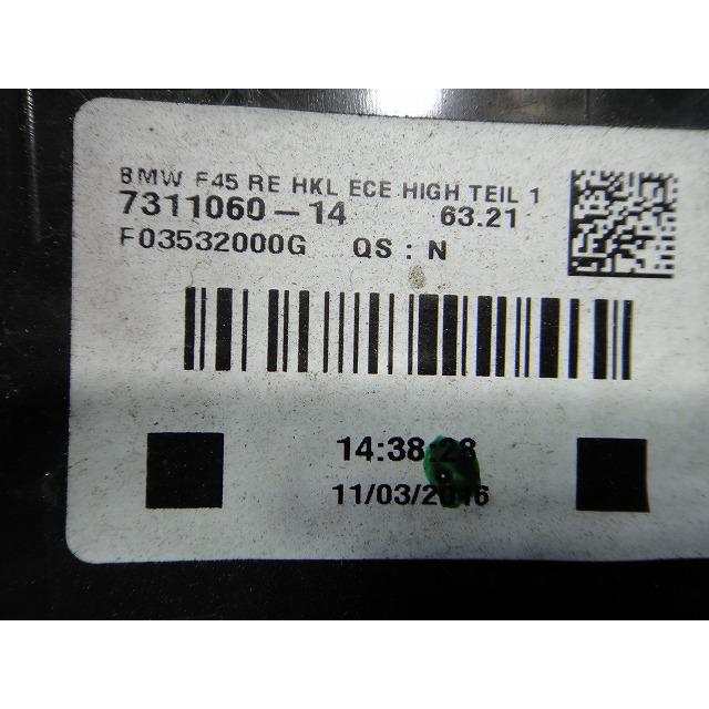 BMW 218i F45 等 右 テール レンズ ライト ランプ 品番 7311060  [2130] |  | 03