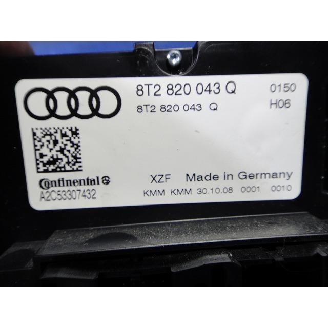 アウディ A4 8K系  B8 等 エアコン スイッチ パネル  品番 8T2820043 Q  [2265] |  | 02