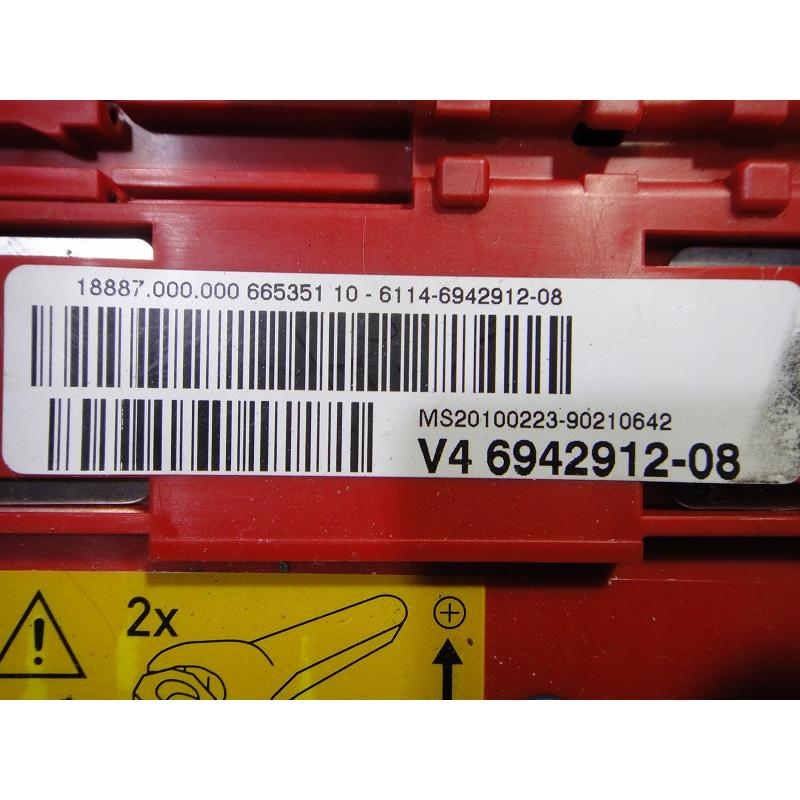 BMW 320i E90 E91 等  バッテリー ターミナル ヒューズ  ケーブル 電源分配 モジュール 6942912  [2775] |  | 02