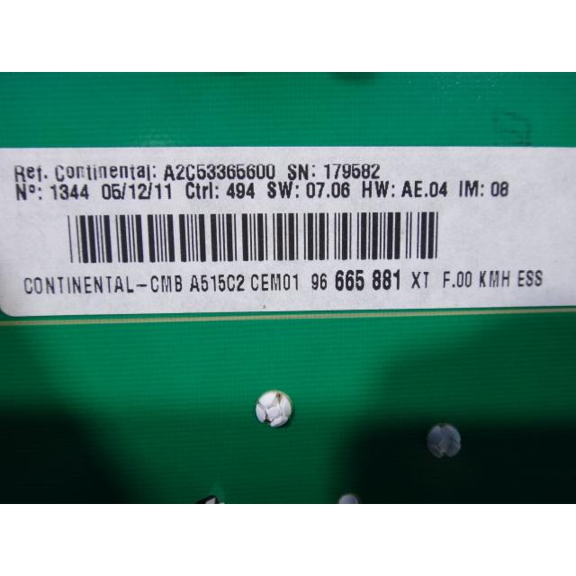 シトロエン C3 A55F01 等 スピード メーター パネル 96665221 XT [4155] |  | 03