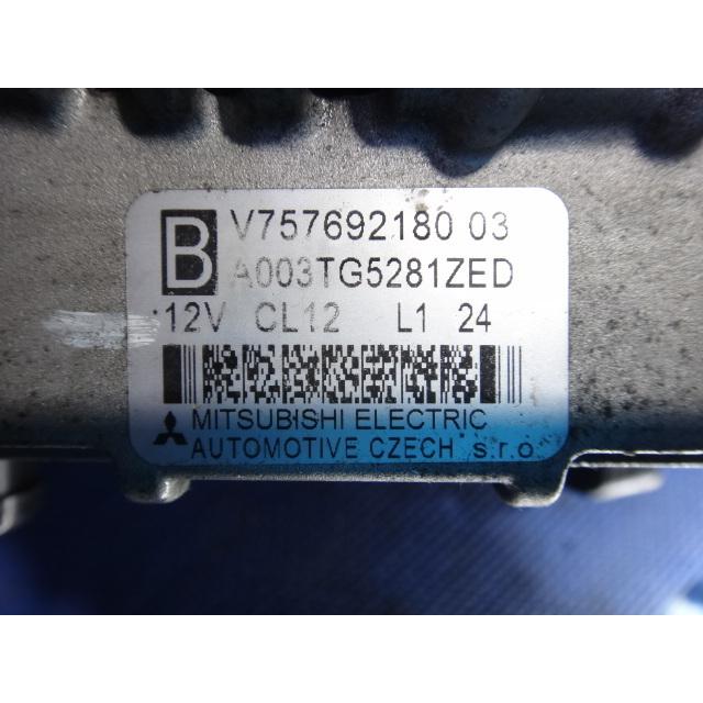 シトロエン C3 A55F01 等 オルタネーター 品番 757692180  A003TG5281ZED  [4155]  BMW ミニ　ML16 等 |  | 03