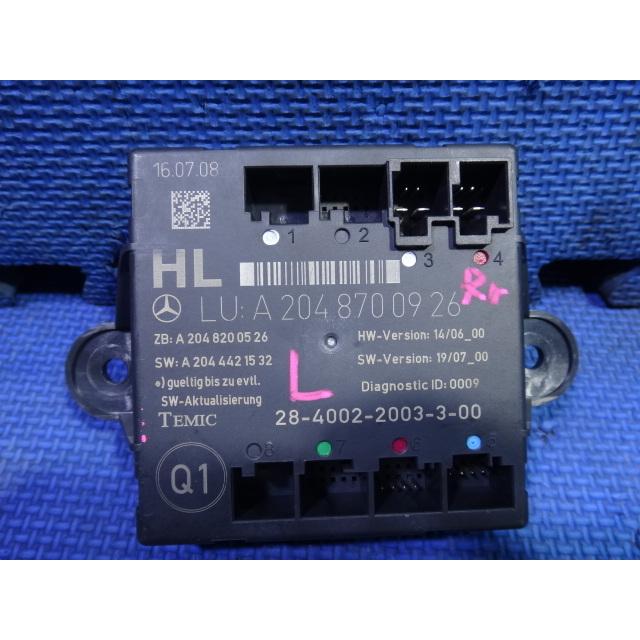 メルセデス ベンツ W204 C200 等  左 リア ドア コントロール モジュール ユニット 品番 2048700926  [4193] | 