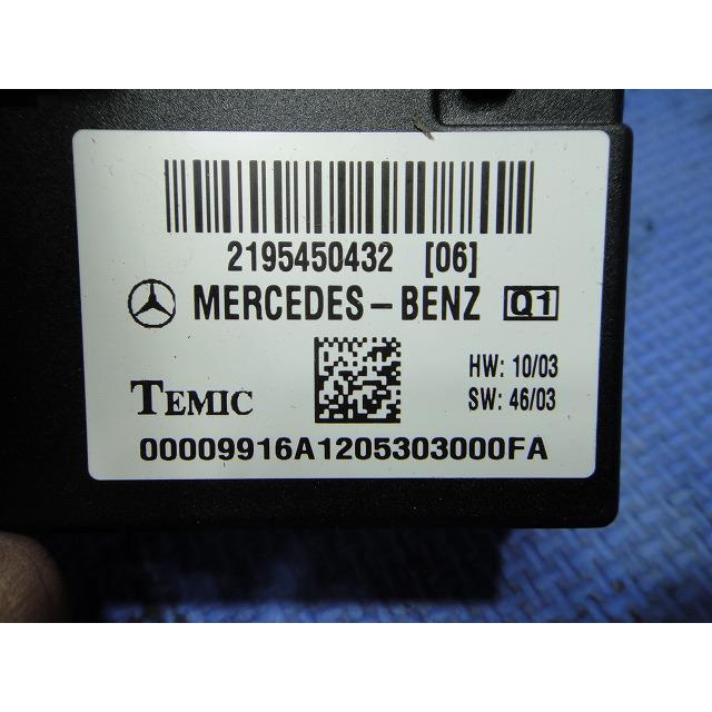 メルセデス ベンツ W219 CLS 350 等  ボディ コントロール モジュール 品番 2195450432  [4425] |  | 01
