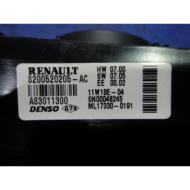 ルノー カングー KWK4M 等 エアコン スイッチ パネル  品番 Ａ83011300  8200520206  [4603] |  | 02