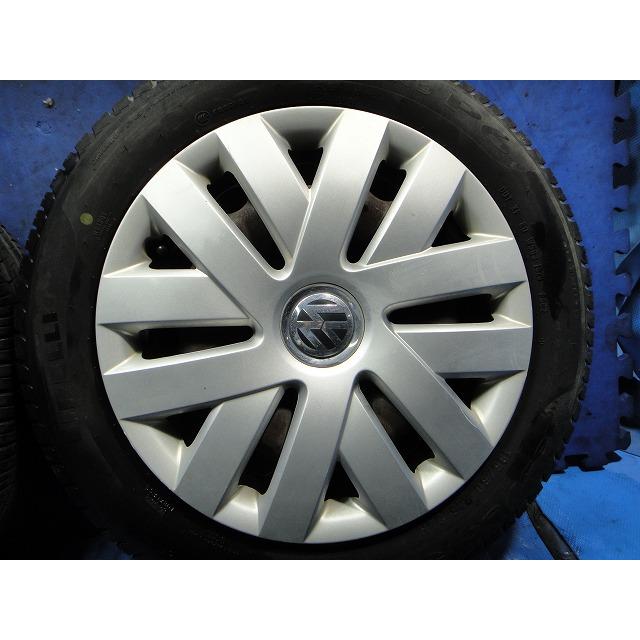 Volkswagen ポロ純正15インチ ホイールカバー VW ポロ 6R 系等 純正 15インチ スチール ホイール キャップ付き
