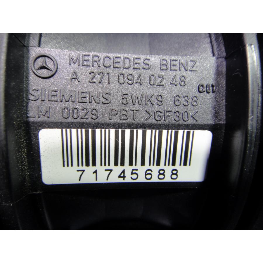 メルセデス ベンツ W204 C200 等 純正 エアマス センサー  エアフロ 品番 2710940248   [5645] |  | 02