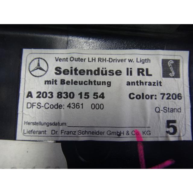 メルセデス ベンツ Ｃ200 C180 クーペ W203 等  エアコン 吹出し口  左 側 2038301554 [5657] |  | 02