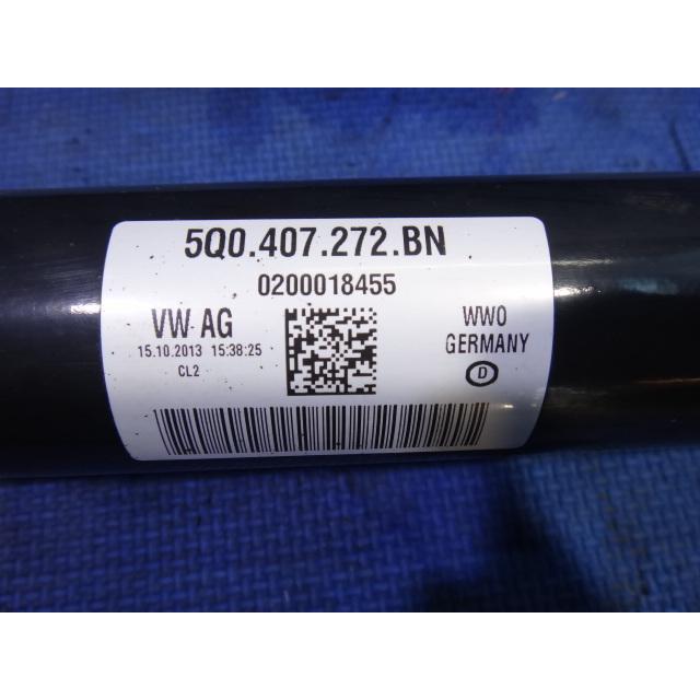 ワーゲン ゴルフ 7 AUCJZ 等 右 フロント ドライブ シャフト 品番 5Q0407272 BN 走行17,600Km取外し [5696] |  | 03