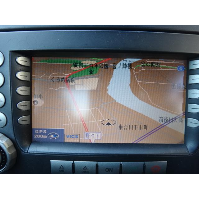 R171 ベンツSLK200純正カーナビ 大型ディスプレイ　地デジチューナー付 メルセデス ベンツ SLK200 R171 等 純正 ナビ モニター ロム Ver 7.50